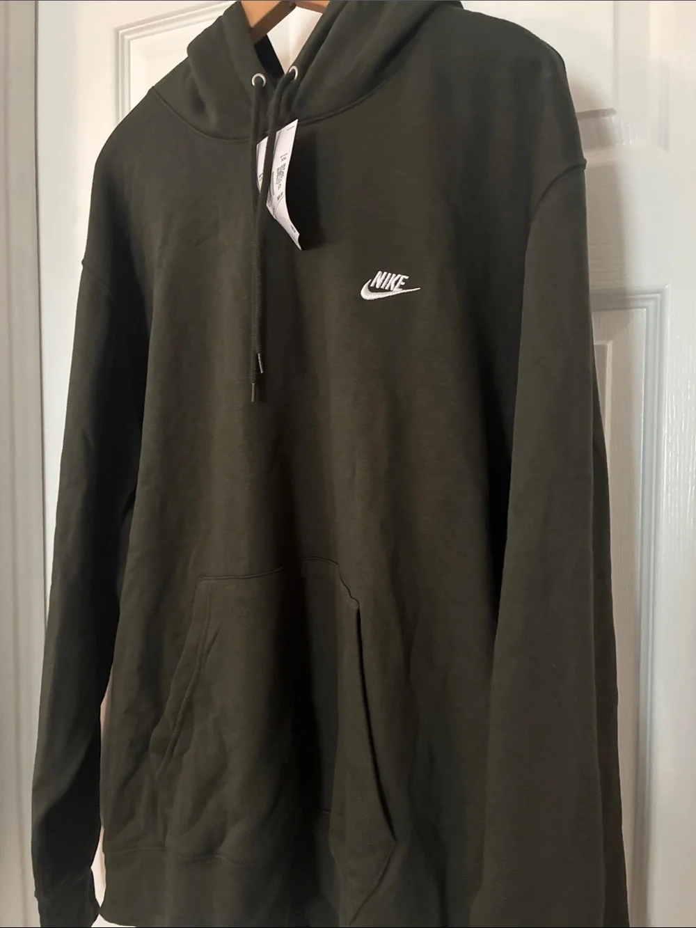 Nike Men’s Sequoia Green Hooded Sweatshirt Size: XXL - Pullover Hoodie Jacket